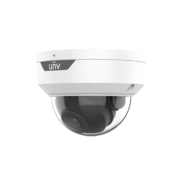 Caméra dôme de surveillance 5MP avec technologie LightHunter, vision nocturne IR 30 m, boîtier métallique IP67.