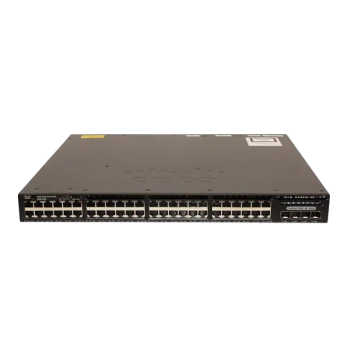 Cisco Catalyst WS-C3650-48TS-L, commutateur réseau administrable avec 48 ports Gigabit, empilable et conçu pour les PME et grandes entreprises.