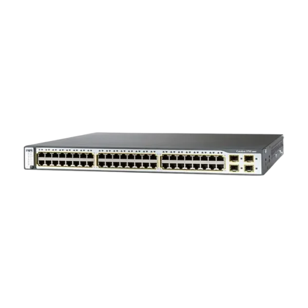 Cisco WS-C3750-48PS-S, switch 48 ports PoE Fast Ethernet pour réseaux d'entreprise