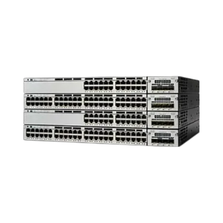 Switch Cisco WS-C3750X-24P-L avec 24 ports Gigabit PoE+, empilable, gestion réseau avancée