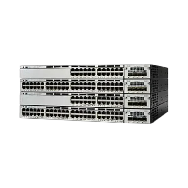 Switch Cisco WS-C3750X-24P-L avec 24 ports Gigabit PoE+, empilable, gestion réseau avancée