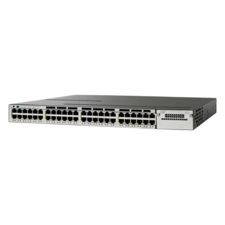 Switch Cisco WS-C3750X-48T-L 48 ports Gigabit empilable sans PoE avec routage L3