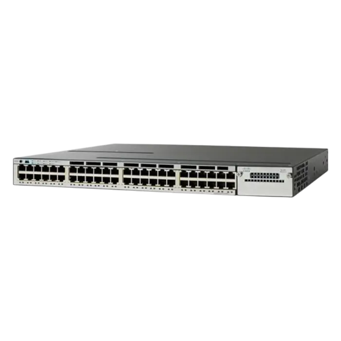 Switch Cisco WS-C3750X-48T-L 48 ports Gigabit empilable sans PoE avec routage L3
