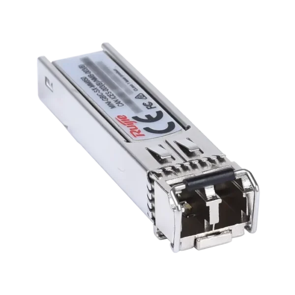 Module SFP MINI-GBIC-SX-MM850 à 850 nm pour liaisons fibre multimode jusqu’à 550 m, avec interface LC duplex.
