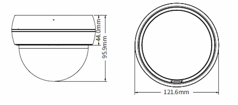 Caméra réseau TD-9542E3B PTZ dôme 4 MP avec zoom optique, IR 100 m et boîtier IP66 pour vidéosurveillance extérieure.
