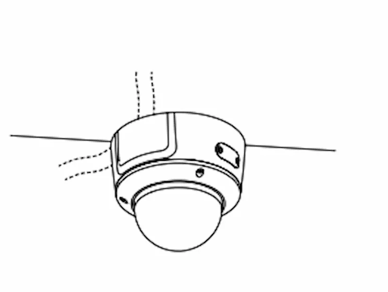 Caméra mini-dôme Hikvision 2MP avec vision de nuit 30 m, boîtier antivandale IP67, connectivité PoE.