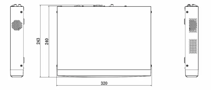 NVR Hikvision DS-7608NXI-K1/8P 4K, 8 ports PoE avec fonctions de détection intelligente AcuSense.