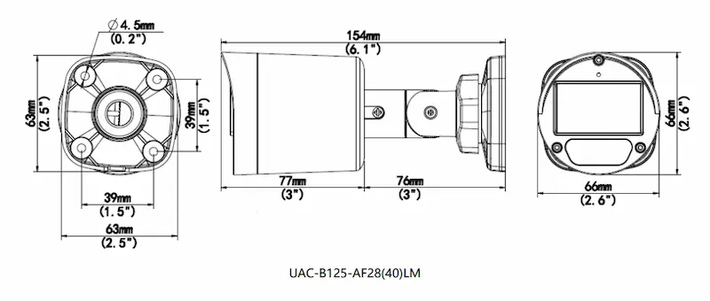 Caméra bullet analogique LightHunter 5MP avec vision nocturne IR jusqu’à 40 m, boîtier métal étanche, pour surveillance extérieure.