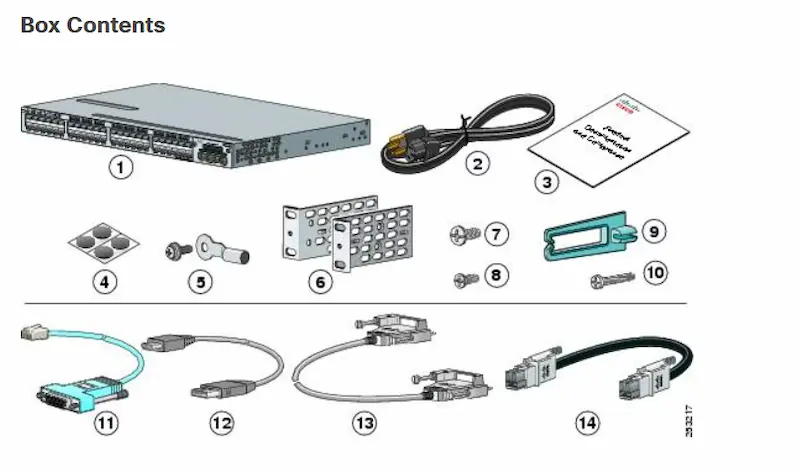 Switch Cisco WS-C3750X-48T-L 48 ports Gigabit empilable sans PoE avec routage L3
